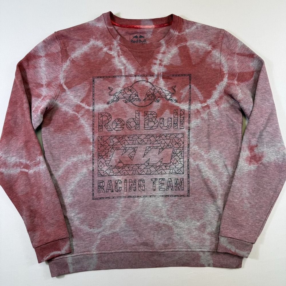 Red Bull KTM Race Team Sweatshirt Mens Size Medium Red Racing Motocross Biker